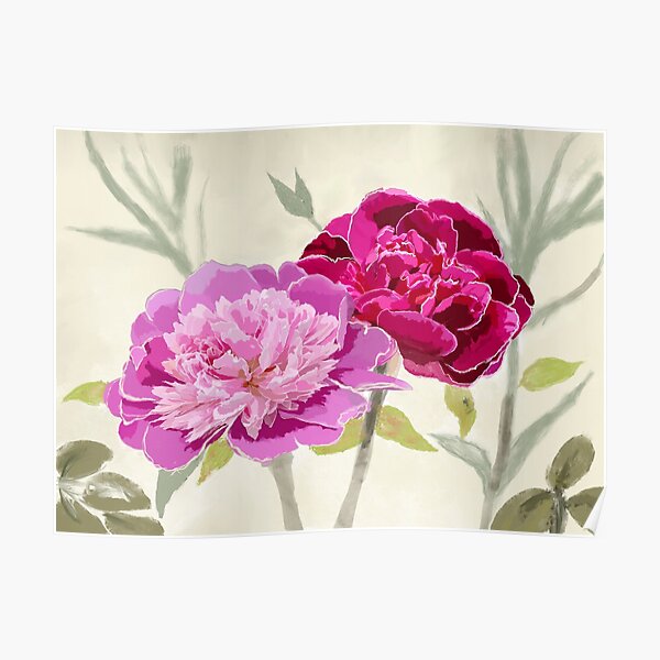 Peonies for Love Poster