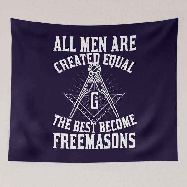 Item preview, Freemason Logo Masonic Lodge 2B1 Ask1 Square & Compass Mason Symbol designed and sold by TopTeeShop.