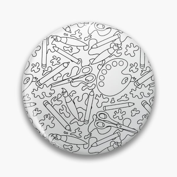 Item preview, Black and White Outline Art Supplies designed and sold by rainbow-smash.