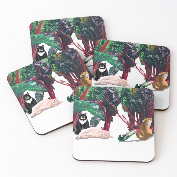 Item preview, Cats in chard forest designed and sold by Jean Choi.