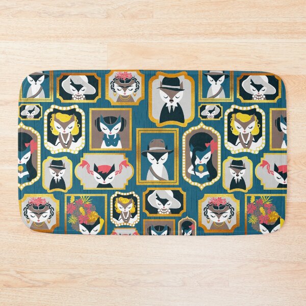 Item preview, Cats wall of fame // teal background designed and sold by SelmaCardoso.