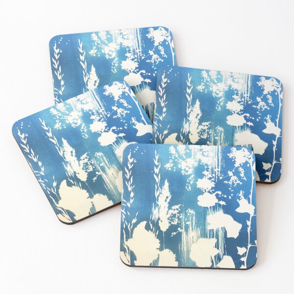 Item preview, Fairy Forest Abstract Cyanotype designed and sold by EmilyDewsnap.