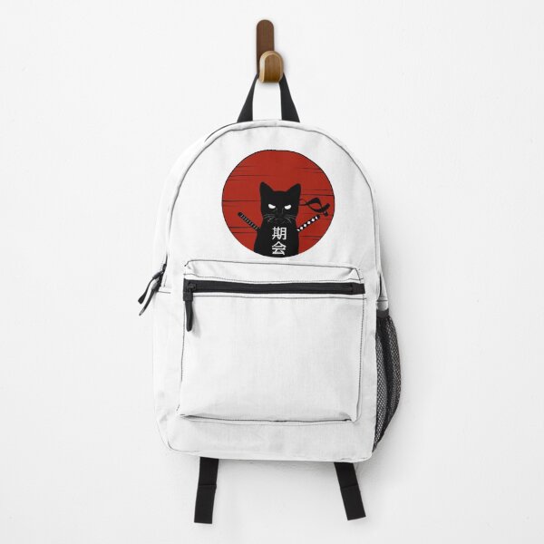 Item preview, Ninja Cat, Samurai Cat Shirt, Japanese Text, Cat Ninja Shirt designed and sold by Sabbaht.