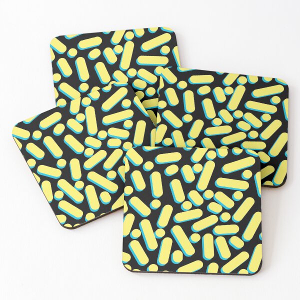 Item preview, Retro Bac - Yellow Bacteria designed and sold by QuarterMoon.