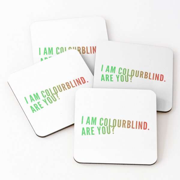 Item preview, I am colourblind. Are you? designed and sold by cmartmen.