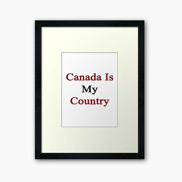 Aperçu de l'œuvre Le Canada est mon pays créée et vendue par supernova23.