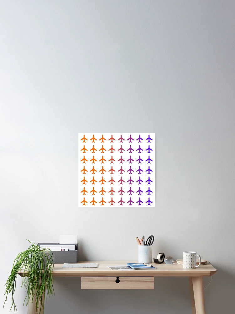 Thumbnail 2 of 3, Poster, Gradient planes designed and sold by powerpointer.