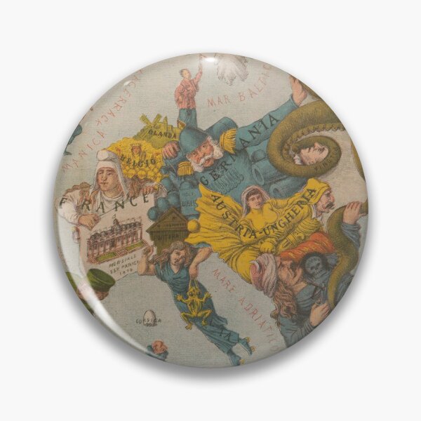Item preview, Old Europe Illustrative Map (1878) Political Cartoon Atlas designed and sold by BravuraMedia.