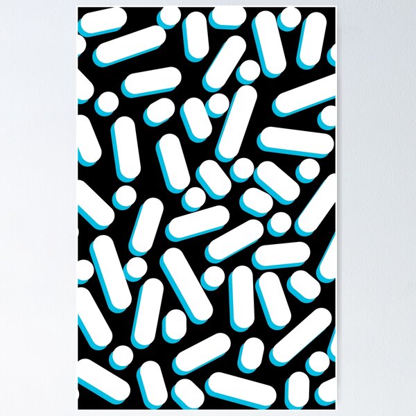 Item preview, Retro Bac - White Bacteria designed and sold by QuarterMoon.