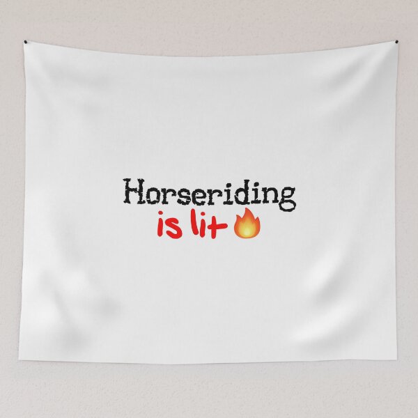 Item preview, Horseriding is Lit! designed and sold by DoodleDashCollective.