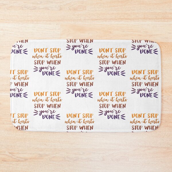 Item preview, dont stop when it hurts stop when you are done shirt designed and sold by mashaallah1993.