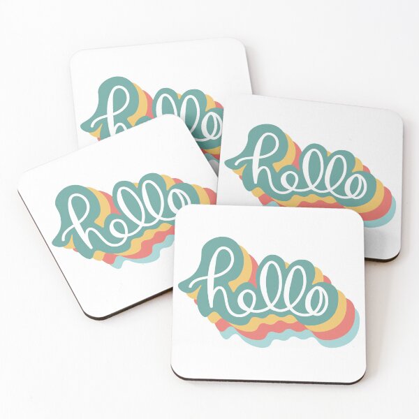 Item preview, Retro Hello Design designed and sold by AbFinleyDesign.