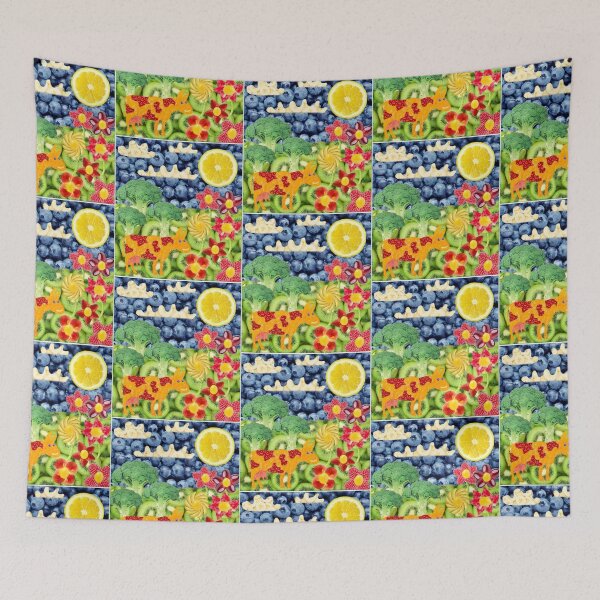 Item preview, Abstract Fruit Landscape designed and sold by RiaBubble.