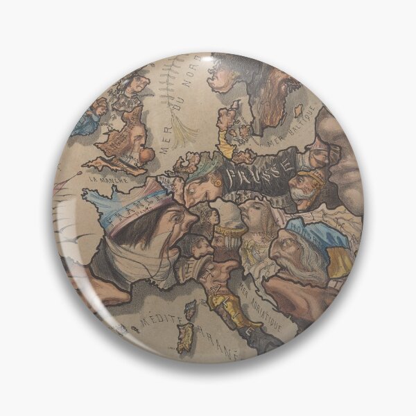 Item preview, Old Europe Political Cartoon Map (1867) designed and sold by BravuraMedia.