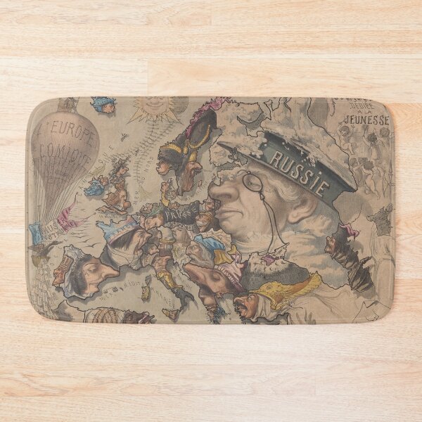 Item preview, Old Europe Political Cartoon Map (1867) designed and sold by BravuraMedia.