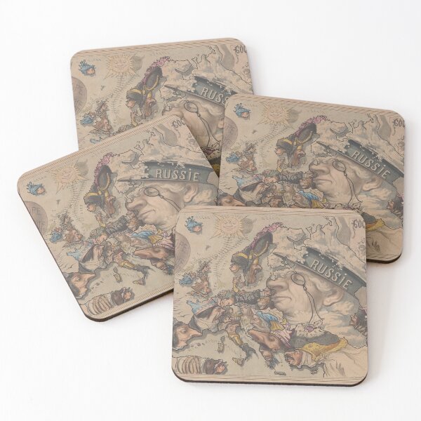 Item preview, Old Europe Political Cartoon Map (1867) designed and sold by BravuraMedia.