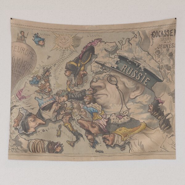Item preview, Old Europe Political Cartoon Map (1867) designed and sold by BravuraMedia.