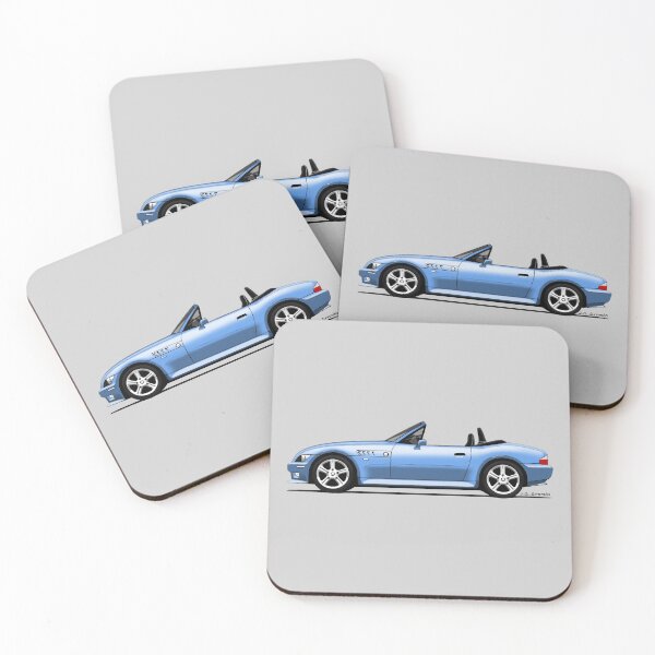 Item preview, Light blue roadster designed and sold by designjaag.