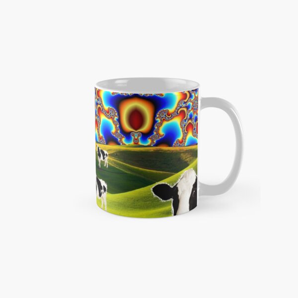 Fractal Sky Cows ! Classic Mug