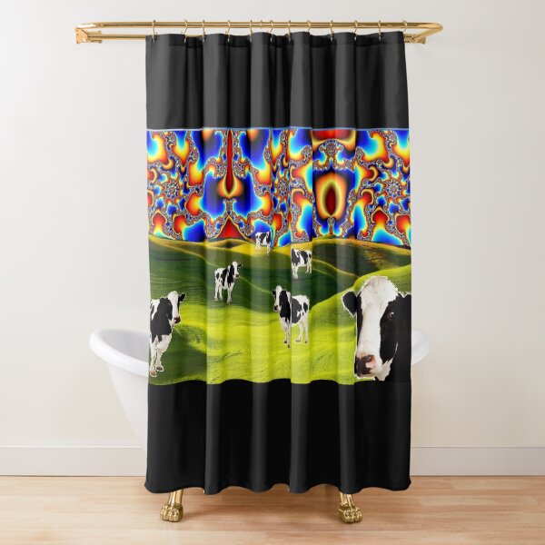 Item preview, Fractal Sky Cows ! designed and sold by ACIDTRIP32.