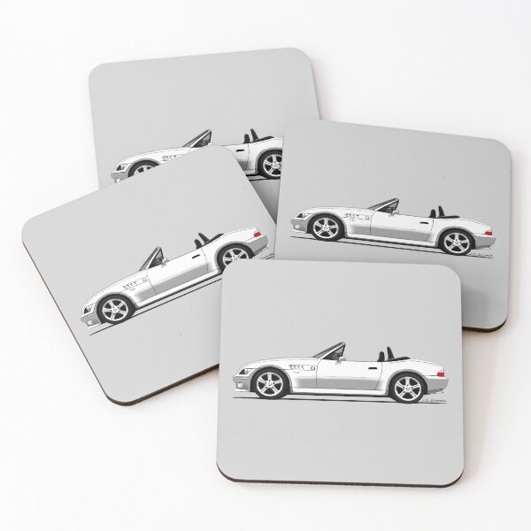 Item preview, White roadster designed and sold by designjaag.