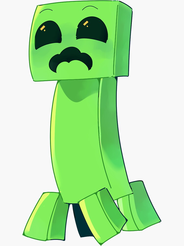 "Creeper Sticker" Sticker by CherryFuse Redbubble