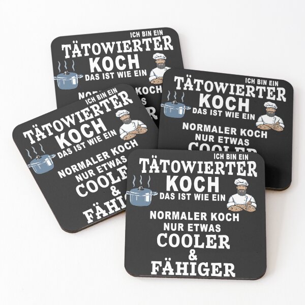 Artikelvorschau, Ich bin ein tätowierter Koch, natürlich bin ich cool entworfen und verkauft von gideonm.