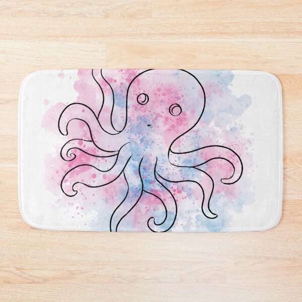 Item preview, Octopus on Watercolor designed and sold by JJPhoenixArt.