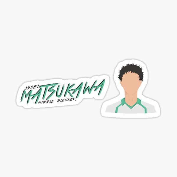 &ldquo;Matsukawa Issei Minimal&rdquo; Sticker for Sale by ashleyrosey05 | Redbubble