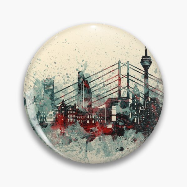 Item preview, dusseldorf skyline designed and sold by BekimART2.