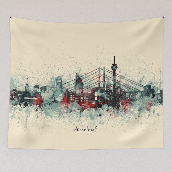 Item preview, dusseldorf skyline designed and sold by BekimART2.