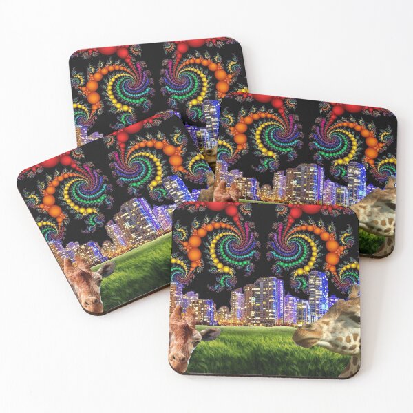 Item preview, Fractal Sky Giraffes ! designed and sold by ACIDTRIP32.