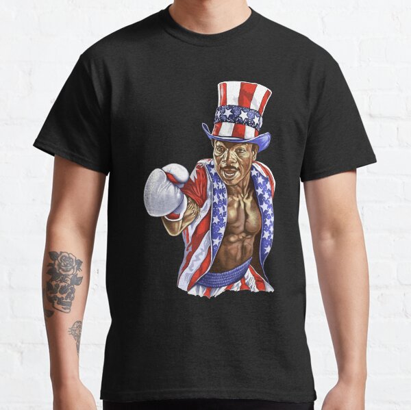 Apollo Creed Digital Painting the fourth of july independence day Classic T-Shirt