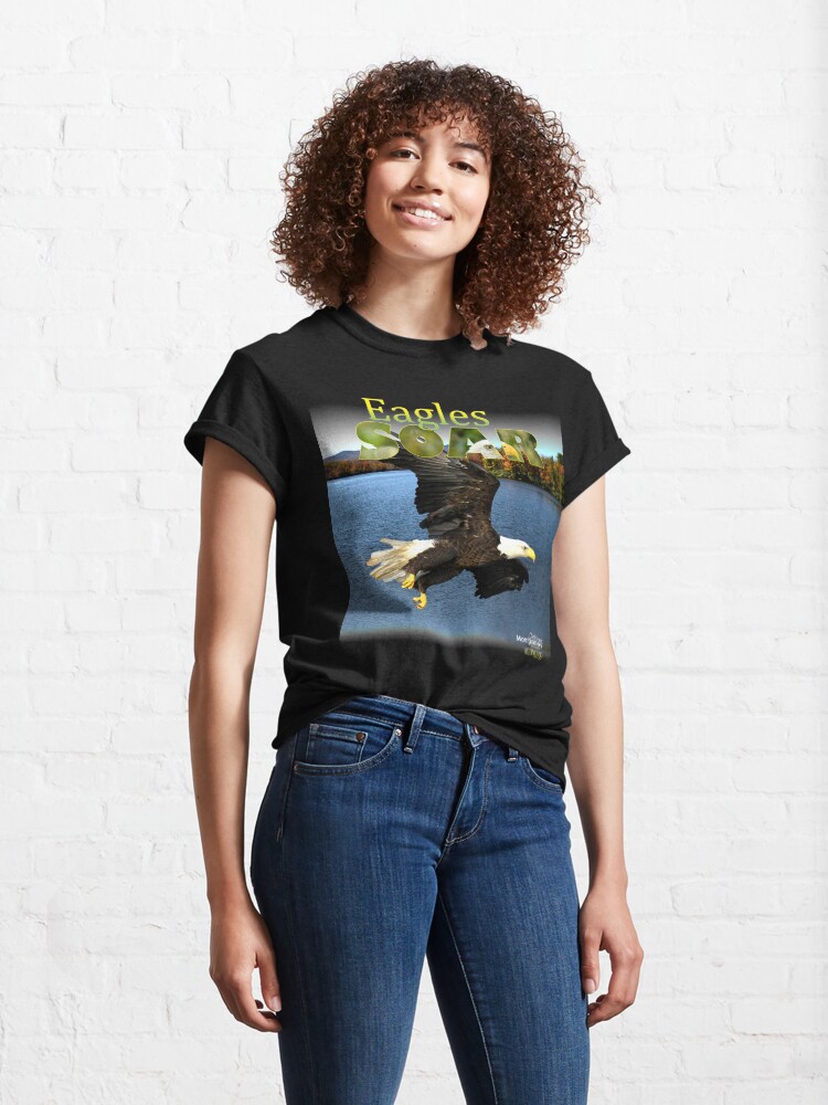 Alternate view of Eagles Soar by Debra Montgomery Classic T-Shirt