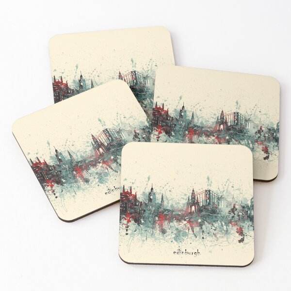 Item preview, edinburgh skyline designed and sold by BekimART2.