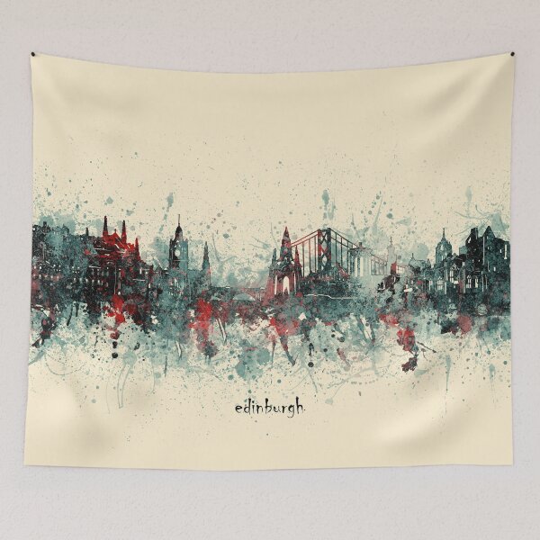 Item preview, edinburgh skyline designed and sold by BekimART2.