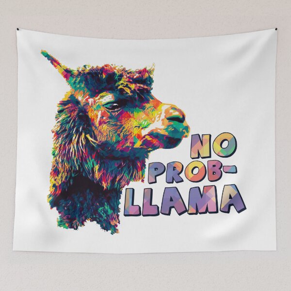Item preview, Funny LLama No ProbLlama designed and sold by Give Me that Pencil.