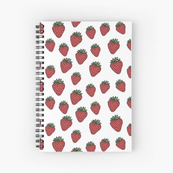 strawberry days Spiral Notebook