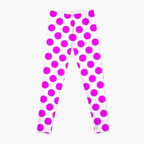 Magenta Dot Design Leggings