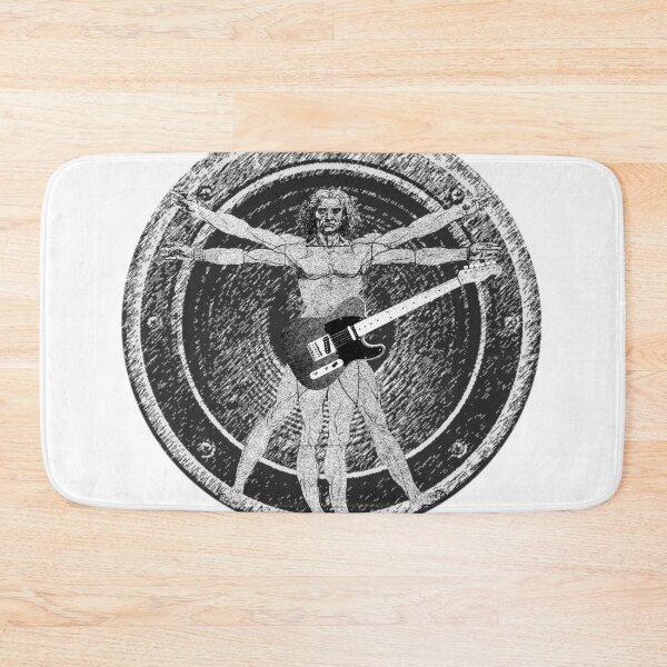 Item preview, Da Vinci Vitruvian Man with Guitar designed and sold by Wanderlust77.