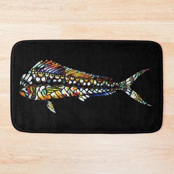Item preview, Stained Glass Mahi designed and sold by Fresh-Beans-Art.