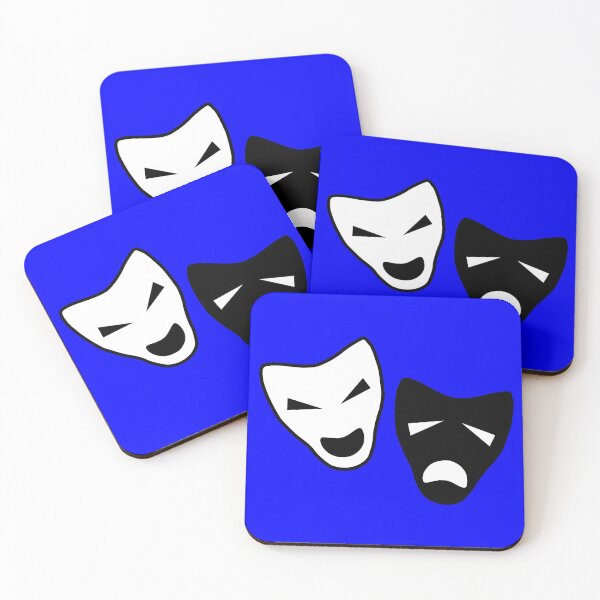 Item preview, Comedy / Tragedy Masks designed and sold by Good-Looking Corpse.