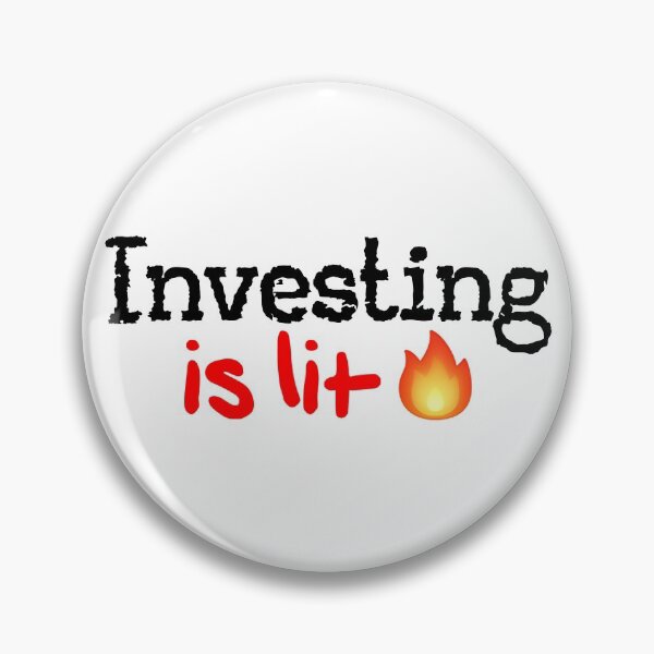 Item preview, Investing is Lit! designed and sold by DoodleDashCollective.