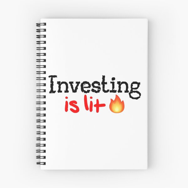 Item preview, Investing is Lit! designed and sold by DoodleDashCollective.
