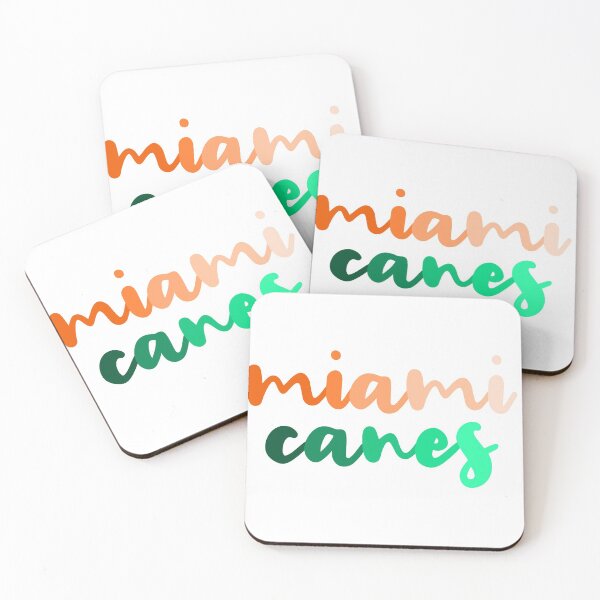 Item preview, Miami Canes ombre script designed and sold by CanesGirl.