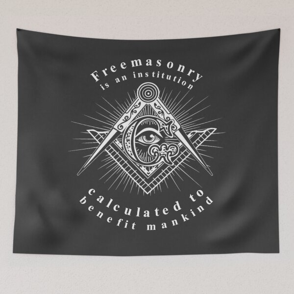 Item preview, Freemason Logo Masonic Lodge 2B1 Ask1 Square & Compass Mason Symbol designed and sold by TopTeeShop.