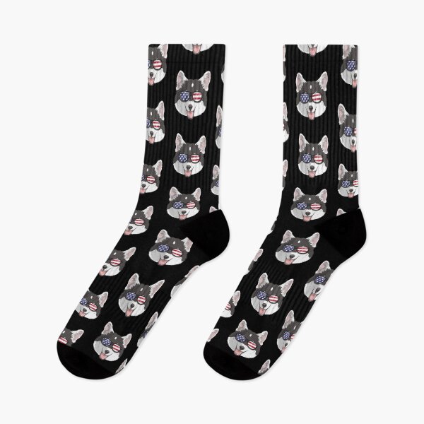Item preview, Patriotic Pomsky Dog Merica American Flag designed and sold by fatamyfan1.