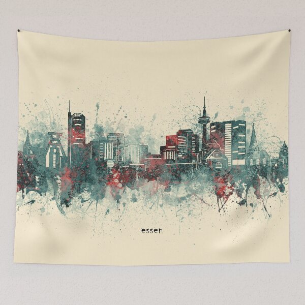 Item preview, essen skyline designed and sold by BekimART2.