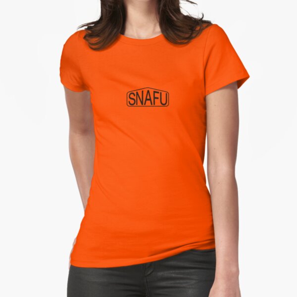 SNAFU Logo Fitted T-Shirt