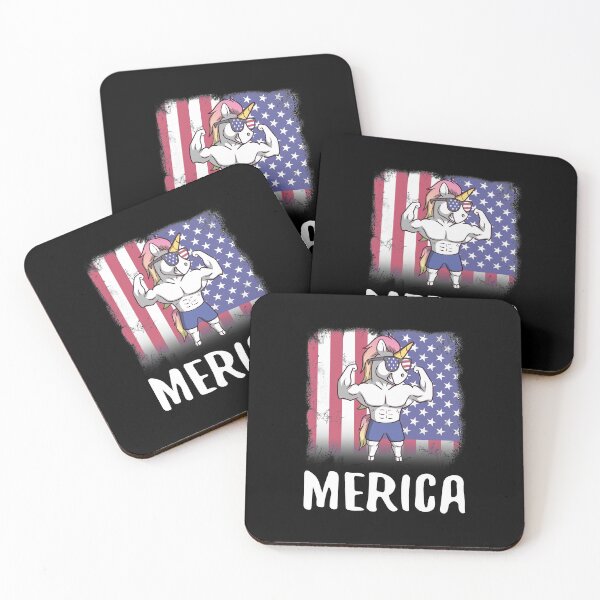 Item preview, Merica Unicorn Muscle USA American Flag Gym designed and sold by fatamyfan1.